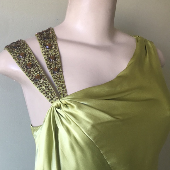Aidan Mattox Green Dress